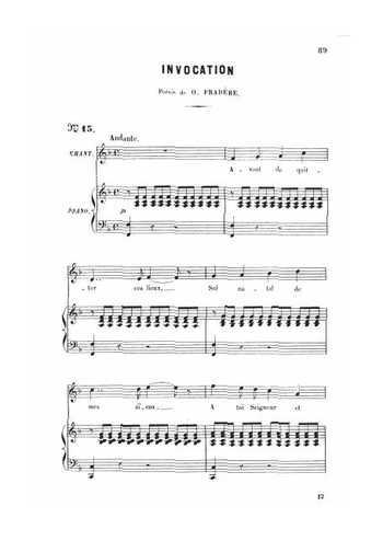 Charles Gounod - Invocation